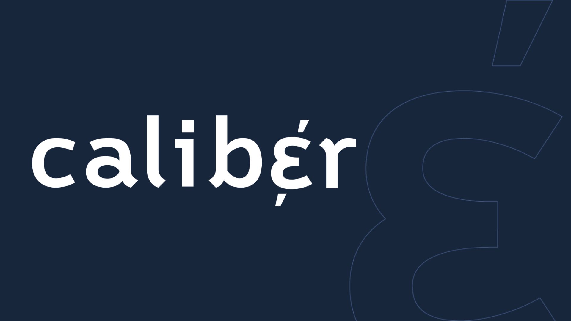Caliber — slide 1 de 13